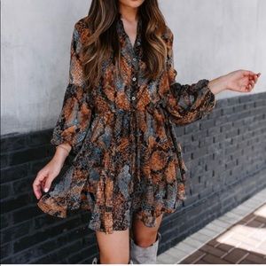 Kaia Balloon Sleeve Dress